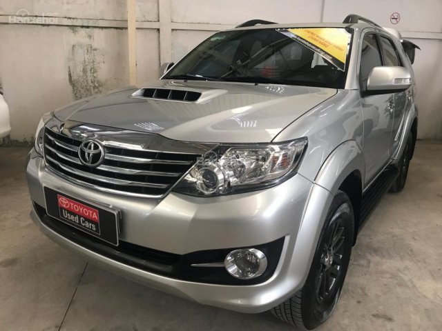 Bán Toyota Fortuner G năm 2016, màu bạc, hỗ trợ giá hấp dẫn