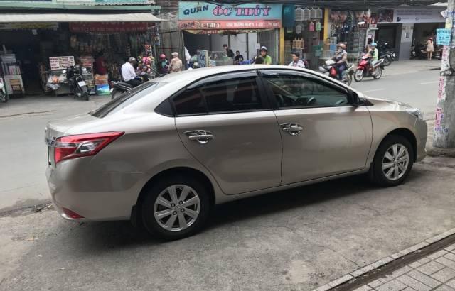 Bán Toyota Vios G đời 2017, màu vàng cát