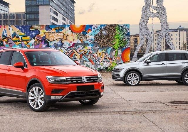 Bán xe Volkswagen Tiguan đời 2018, màu đỏ, xe nhập