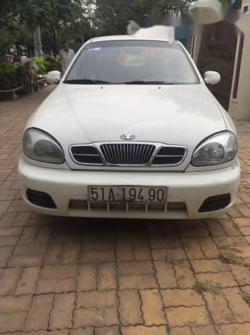 Bán Daewoo Lanos sản xuất 2002, màu trắng, giá chỉ 78 triệu