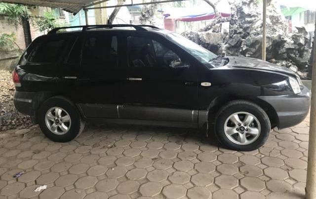 Bán Hyundai Santa Fe đời 2004, màu đen  