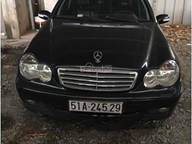 Bán ô tô Mercedes C180 sản xuất 2002, màu đen