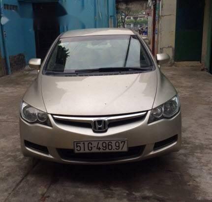 Chính chủ bán xe Honda Civic đời 2008, màu vàng cát