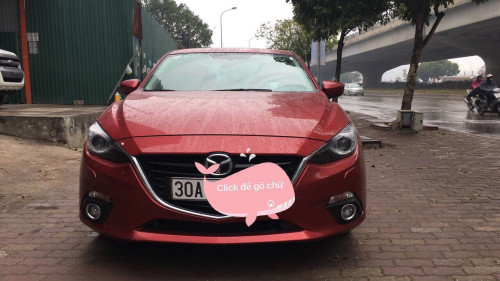 Bán Mazda 3 AT đời 2015, màu đỏ, giá 658tr