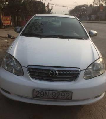 Bán gấp Toyota Corolla altis đời 2002, màu trắng