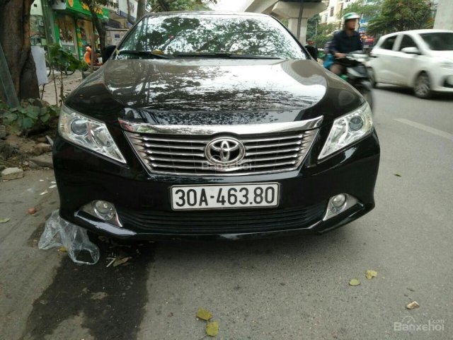 Cần bán Toyota Camry đời 2014, màu đen, xe nhập chính chủ 