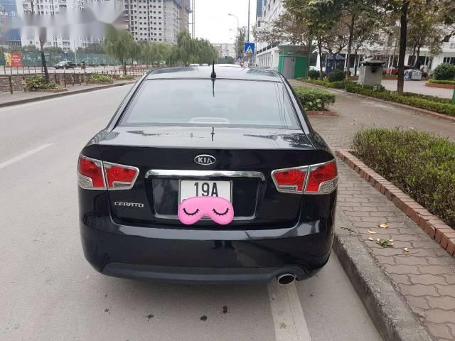 Cần bán lại xe Kia Cerato MT đời 2009, màu đen