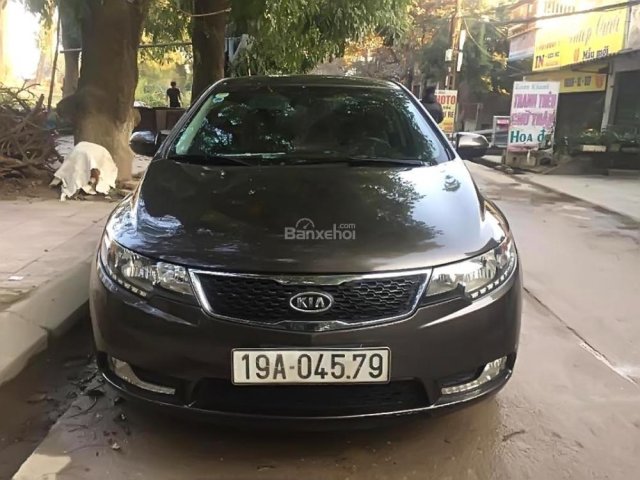 Cần bán Kia Forte SX 1.6 MT đời 2013, màu nâu xe gia đình, giá chỉ 415 triệu