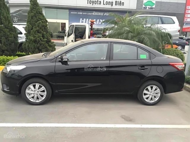 Bán xe Toyota Vios 1.5 E đời 2018, màu đen