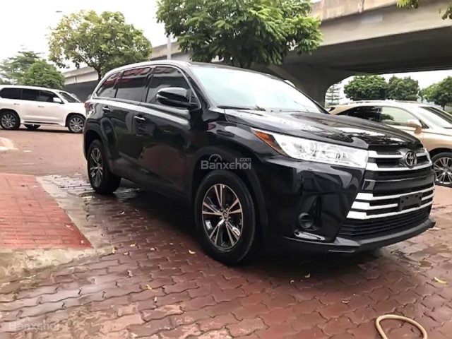 Bán Toyota Highlander LE 2.7 Sx 2017, màu đen, nhập khẩu