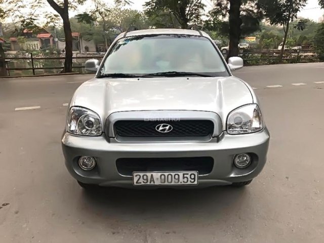 Bán Hyundai Santa Fe Gold đời 2003, màu bạc, nhập khẩu số tự động, giá chỉ 235 triệu