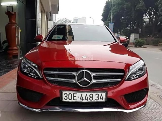 Bán xe Mercedes C300 AMG đời 2016, màu đỏ