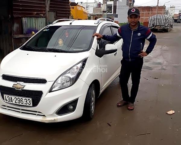 Bán xe Chevrolet Spark LT 1.0 MT năm 2014, màu trắng