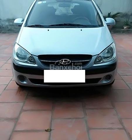 Bán xe Hyundai Getz 1.1 sản xuất 2010, màu bạc, nhập khẩu xe gia đình