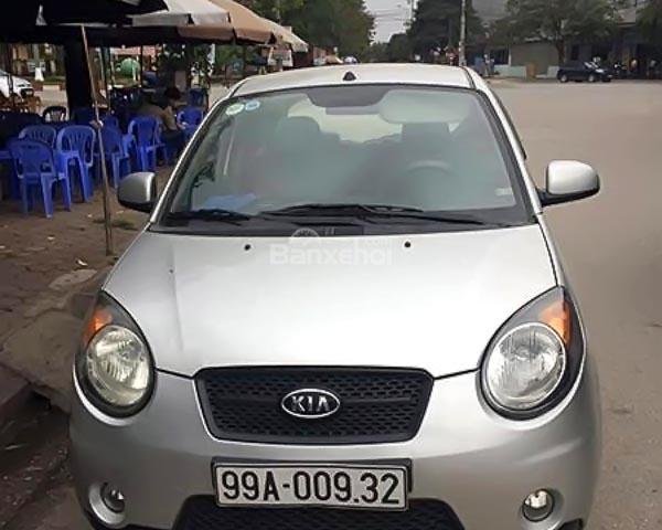 Cần bán lại xe Kia Morning LX 1.1 MT năm 2009, màu bạc xe gia đình