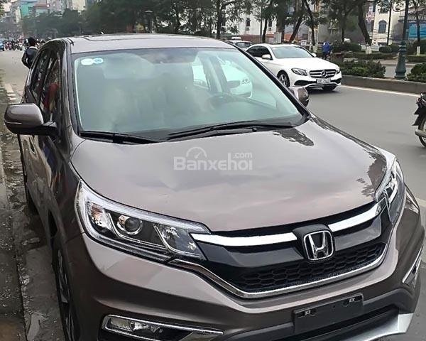 Bán Honda CR V 2.4TG đời 2017, màu nâu