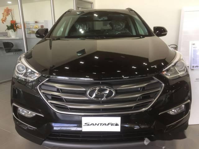 Bán Hyundai Santa Fe 2018, màu đen