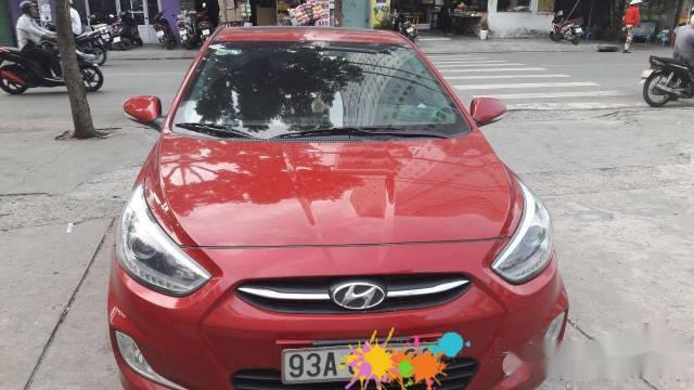 Bán Hyundai Accent đời 2015, màu đỏ, 530tr