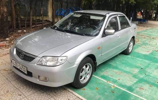 Bán ô tô Mazda 323 năm 2004, màu bạc  