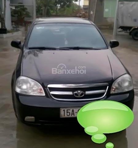 Bán xe Daewoo Lacetti EX 1.6 MT 2008, màu đen  