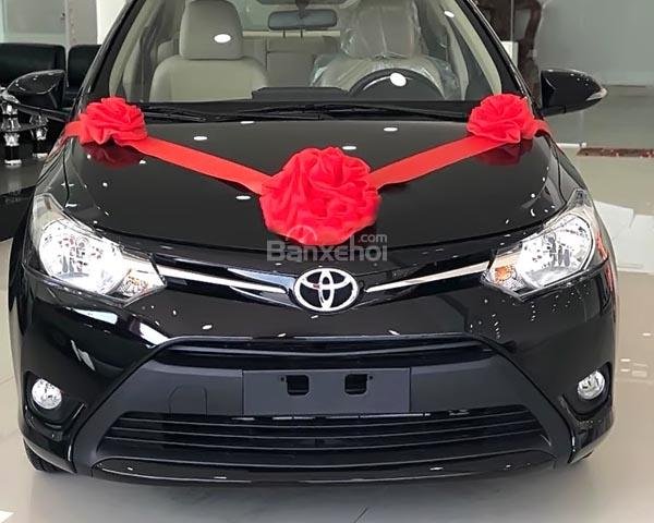 Cần bán Toyota Vios E đời 2018, màu đen, giá 513tr