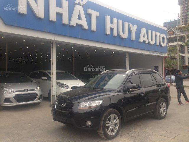 Hyundai Santa Fe SLX đời 2010, màu đen, nhập khẩu giá cạnh tranh, giao xe nhanh