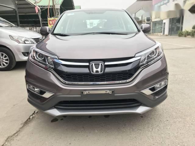 Bán Honda CR V 2.4TG đời 2017, màu xám  