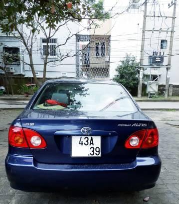 Bán xe Toyota Corolla altis đời 2002, màu xanh lam