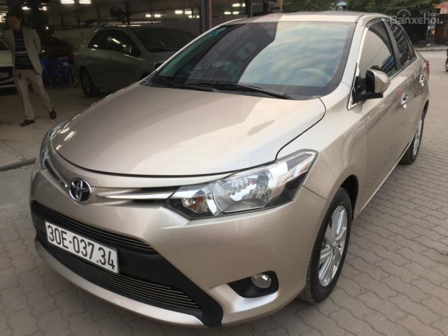 Bán Toyota Vios E đời 2016, màu vàng, 499tr