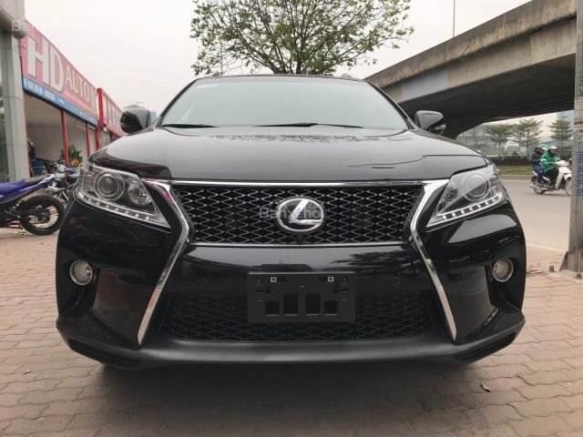 Cần bán xe Lexus RX350 Fsport đời 2014, màu đen nội thất nâu biển Hà Nội