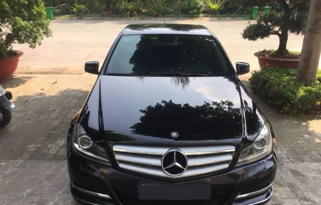 Bán xe Mercedes C200 2012, màu đen 