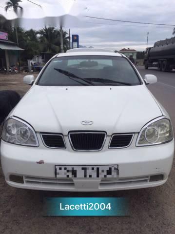 Bán Daewoo Lacetti đời 2004, màu trắng xe gia đình 