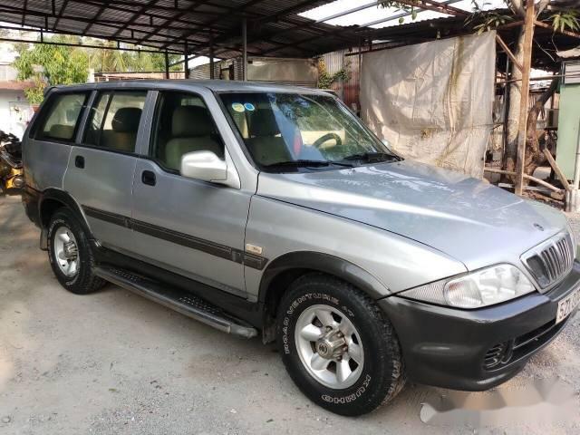 Bán Ssangyong Musso 2003, màu bạc, nhập khẩu, giá tốt