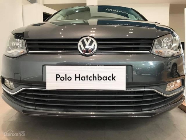 Bán Volkswagen Polo Hatchback đời 2017, màu đen, nhập khẩu chính hãng LH: 0933.365.188