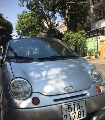 Bán xe Daewoo Matiz đời 2004, màu bạc  