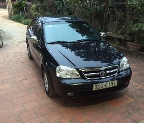 Bán xe Daewoo Lacetti đời 2009, màu đen 