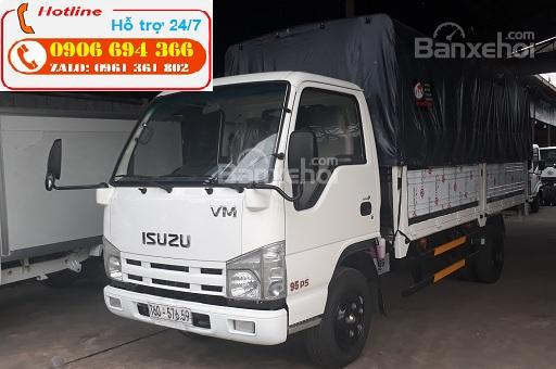 Bán xe tải Isuzu 3 tấn 5 thùng bạt, trả góp tại Long An, Bình Chánh