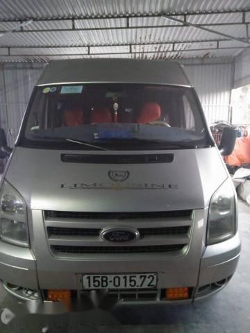 Cần bán gấp Ford Transit đời 2012, màu bạc xe gia đình, giá tốt