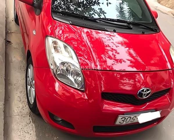 Bán Toyota Yaris 1.3 AT sản xuất năm 2009, màu đỏ, xe nhập chính chủ, 395tr