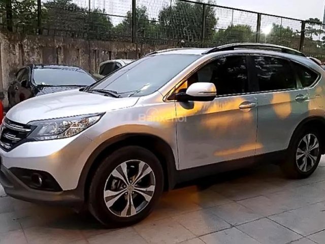 Bán xe Honda CR V 2.4 AT đời 2014, màu bạc số tự động, 855tr