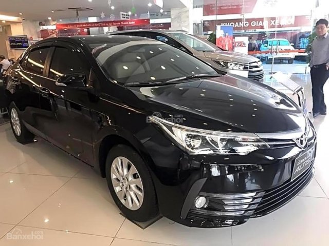 Bán Toyota Corolla altis 1.8E AT năm sản xuất 2018, màu đen, 699 triệu