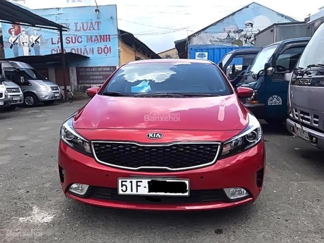 Bán Kia Cerato 1.6 AT đời 2016, màu đỏ chính chủ, 590 triệu