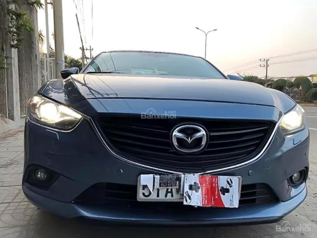 Bán ô tô Mazda 6 sản xuất 2014, màu xanh lam chính chủ