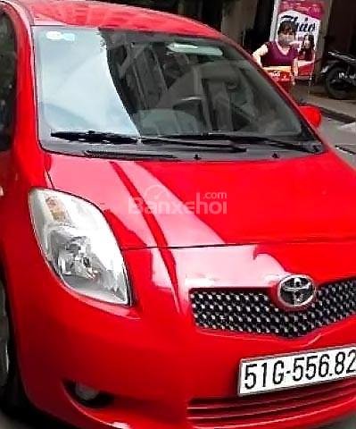 Bán Toyota Yaris 1.3 AT năm 2008, màu đỏ, xe nhập