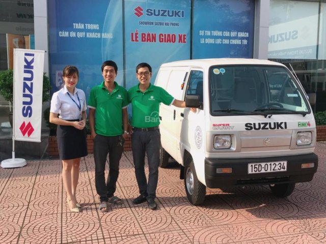 Cần bán Suzuki Blind Van đời 2018, màu trắng, 290 triệu