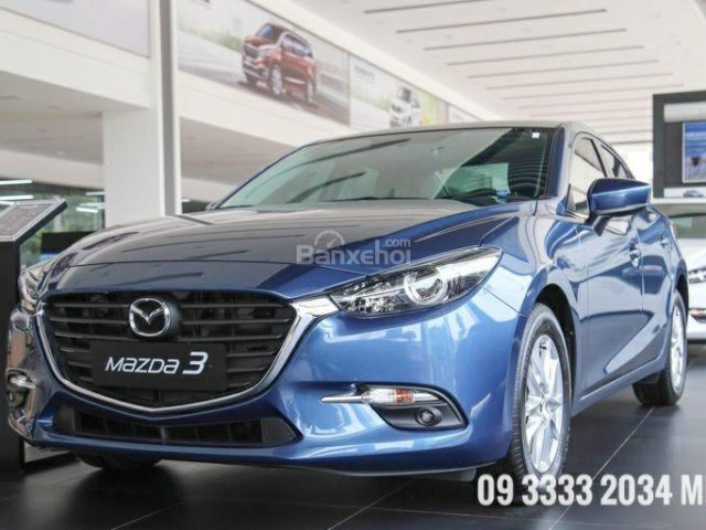 Bán Mazda 3 1.5 2018 xanh 42B, có đủ màu xe, hỗ trợ vay 80% giá trị xe. LH: 0938097488 để được hỗ trợ tư vấn