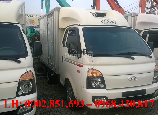 Bán xe tải đông lạnh Hyundai 1 tấn đời 2013 cabin kép nhập khẩu, giá rẻ giao ngay