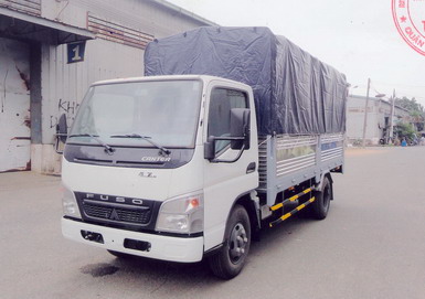 Giá xe tải Mitsubishi Canter 1.9 tấn đời mới, hỗ trợ trả góp