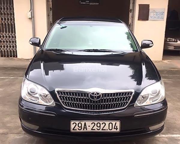 Bán Toyota Camry V6 đời 2005, màu đen số tự động, 405tr