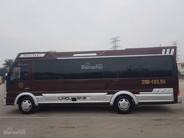 Bán xe Hyundai County Limousine độ 17 ghế sản xuất 2017, xe nhập